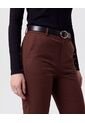 Pantalón Chino Con Pasadores   Para Mujer Café Patprimo de Patprimo