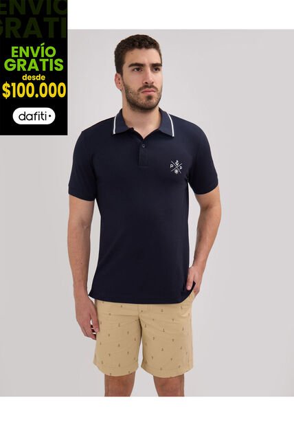 Polo Para Hombre Cuello Tejido Sin Bolsillo Color Negro Marca Patprimo #44112656