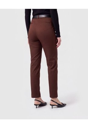 Pantalón Chino Con Pasadores   Para Mujer Café Patprimo