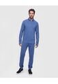 Buzo Unicolor Cuello Alto   Para Hombre Azul Patprimo de Patprimo