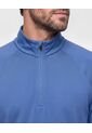 Buzo Unicolor Cuello Alto   Para Hombre Azul Patprimo de Patprimo