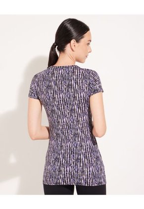 Camiseta Para Mujer Manga Corta Color Morado Marca Patprimo #30092263