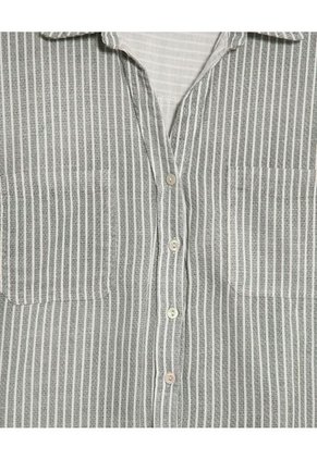 .Camisa De Mujer Manga Corta Marca Patprimo Gris #30010678