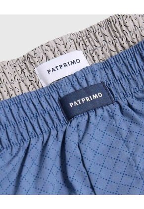 Pack X2 Bóxers Sueltos Estampados X2 Para Hombre Negro Patprimo