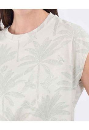 Camiseta Para Mujer Manga Corta Cuello Redondo Color Verde Marca Patprimo #30093716