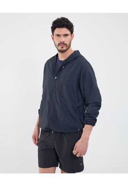 Chaqueta Unicolor Con Bolsillo  Para Hombre Negro Patprimo