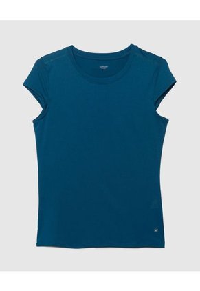 Camiseta Para Mujer Manga Corta Cuello Redondo Color Azul  Marca Patprimo #30093434