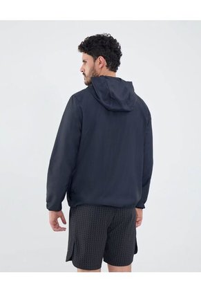 Chaqueta Unicolor Con Bolsillo Para Hombre Negro Patprimo