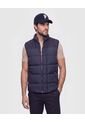 Chaleco Acolchado Combinado   Para Hombre Azul Patprimo de Patprimo