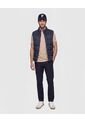 Chaleco Acolchado Combinado   Para Hombre Azul Patprimo de Patprimo