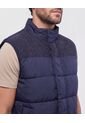 Chaleco Acolchado Combinado   Para Hombre Azul Patprimo de Patprimo