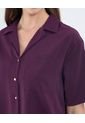 Camisa Para Mujer Manga Corta Color Morado Marca Patprimo #30010720 de Patprimo