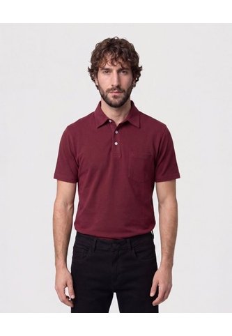 Polo Con Bolsillo De Parche   Para Hombre Vino Patprimo Patprimo