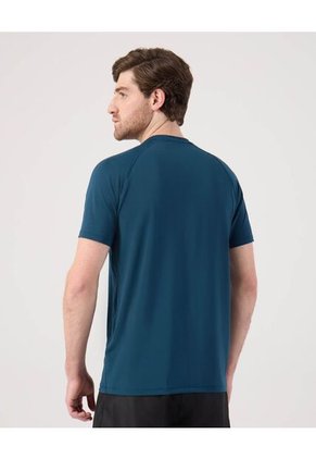Camiseta Con Textura   Para Hombre Azul Patprimo