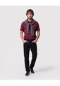 Polo Con Bolsillo De Parche   Para Hombre Vino Patprimo de Patprimo