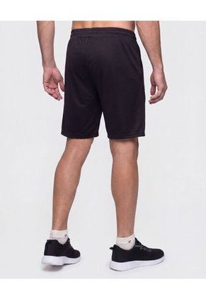 Bermuda Deportiva Banda Lateral Para Hombre Negro Patprimo