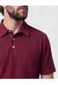 Polo Con Bolsillo De Parche   Para Hombre Vino Patprimo de Patprimo