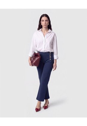 Leggings Con Botones Para Mujer Azul Patprimo
