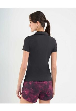 Polo Deportiva Con Cierre Para Mujer Negro Patprimo