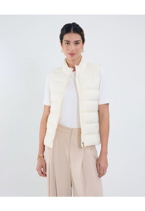 Chaleco Para Mujer Acolchado Color Blanco Marca Patprimo #30250040