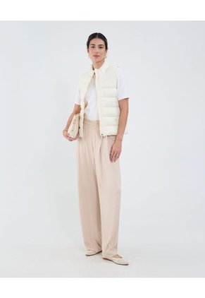 Chaleco Para Mujer Acolchado Color Blanco Marca Patprimo #30250040