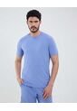 Camiseta Con Textura   Para Hombre Azul Patprimo de Patprimo