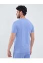 Camiseta Con Textura   Para Hombre Azul Patprimo de Patprimo