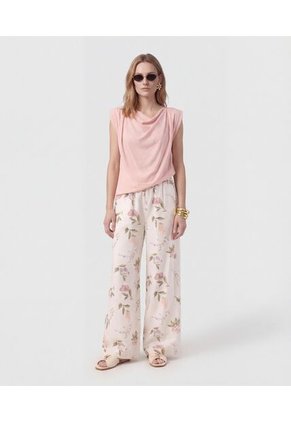 Blusa Para Mujer Manga Corta Color Rosa Marca Patprimo #30128584