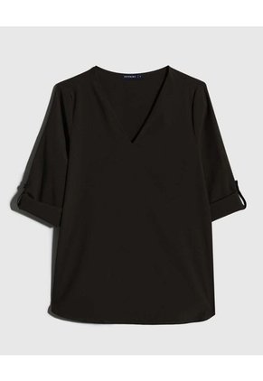 Blusa Para Mujer Manga 3/4 Color Negro Marca Patprimo #30123388