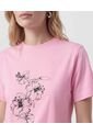 Camiseta  Para Mujer Manga Corta Cuello Redondo Color Rosa Marca Patprimo #30097824 de Patprimo