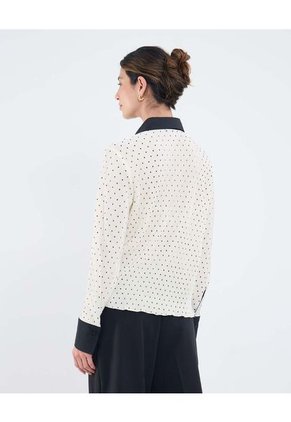 Camisa Para Mujer Manga Larga Color Blanco Marca Patprimo #30010684