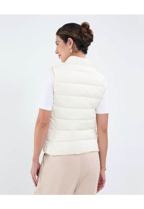 Chaleco Para Mujer Acolchado Color Blanco Marca Patprimo #30250040