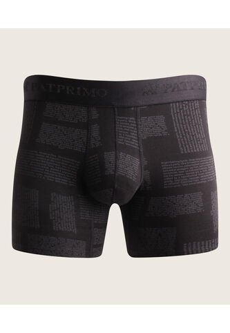 Boxer X1 Para Hombre Fleat Seamer Medio Color Negro Marca Patprimo #44000093 Patprimo