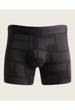 Boxer X1 Para Hombre Fleat Seamer Medio Color Negro Marca Patprimo #44000093
