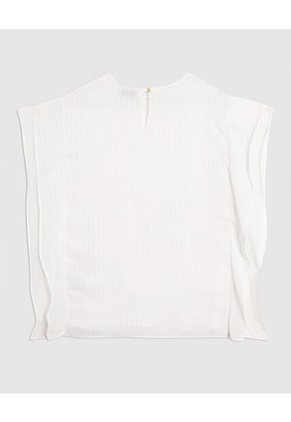 Blusa  Para Mujer Manga Corta Color Blanco Marca Patprimo #30123643