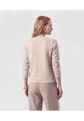 Saco Para Mujer Cuello Redondo Color Beige Marca Patprimo #30330673