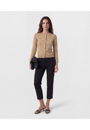 Saco  Para Mujer Cardigan Color Café Marca Patprimo #30330675