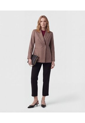 Camiseta  Para Mujer Manga Corta Cuello Redondo Color Vino Marca Patprimo #30093895