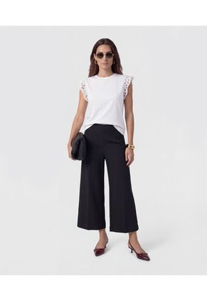 Camiseta  Para Mujer Manga Sisa Moda Color Blanco Marca Patprimo #30097898