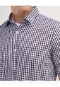 Camisa Manga Corta Preteñida Regular Fit  Para Hombre Vino Patprimo de Patprimo