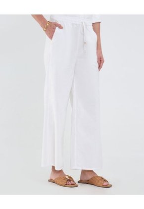 Pantalón Para Mujer Multiusos Plano Color Blanco Marca Patprimo #30072002