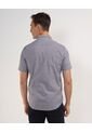 Camisa Manga Corta Preteñida Regular Fit  Para Hombre Vino Patprimo de Patprimo