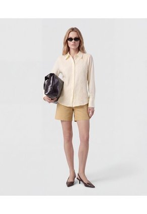 Bermuda  Para Mujer Regular Corto Color Café Marca Patprimo #30107825