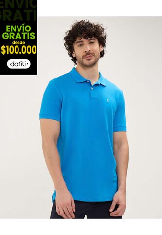 Polo Para Hombre Cuello Tejido Sin Bolsillo Color Azul  Marca Patprimo #44112696 Patprimo