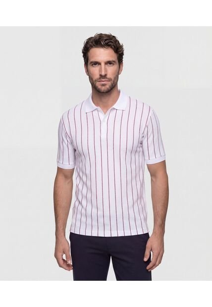 Polo  Para Hombre Cuello Tejido Sin Bolsillo Color Blanco Marca Patprimo #44112792