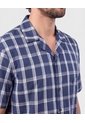 Pijama Resort M/C P/L Preteñido - Regalable  Para Hombre Azul Patprimo de Patprimo