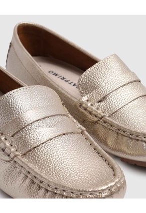 Mocasines  Para Mujer  Color Dorado Marca Patprimo #30680073