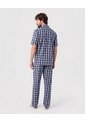 Pijama Resort M/C P/L Preteñido - Regalable  Para Hombre Azul Patprimo de Patprimo