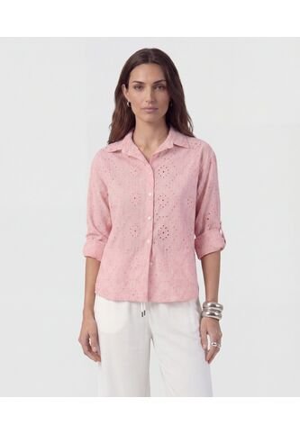 Camisa  Para Mujer Manga Larga Color Rosa Marca Patprimo #30018215 Patprimo