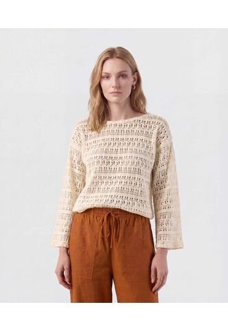 Saco  Para Mujer Cuello Redondo Color Crema Marca Patprimo #30339823 Patprimo